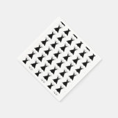 Black Evening Dress Servet (Hoek)