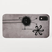 Black Evil Flower Bug  Case-Mate iPhone Case (Achterkant (horizontaal))