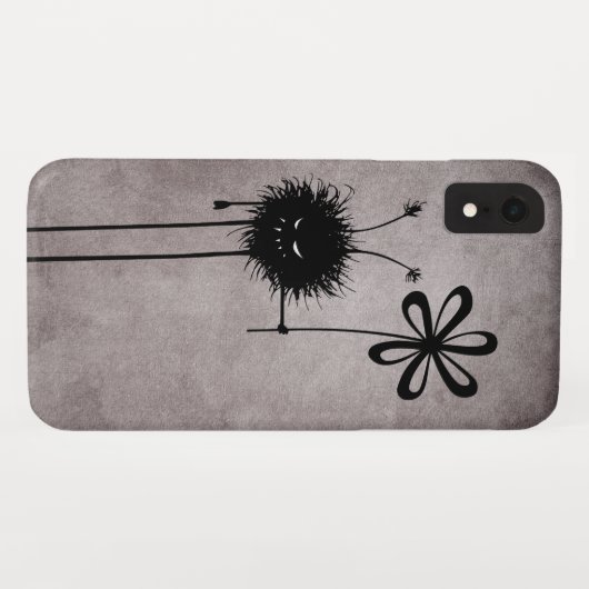 Black Evil Flower Bug  Case-Mate iPhone Case (Achterkant (horizontaal))