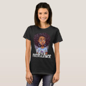 Black Excellence African Pride Black History Month T-shirt (Voorkant volledig)