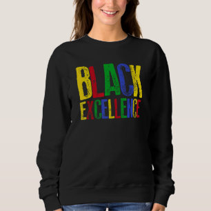 Black Excellence Design voor mannen Vrouwen Black Trui