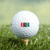Black Excellence Golfballen (Insitu Shirt)