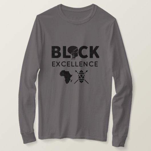 Black Excellence T-Shirt (Design voorkant)