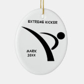 Black Extreme Kicker Ornament (Rechts)