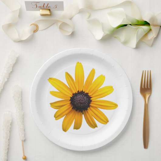 Black-eye Susan Dinner Bord (Huwelijk)