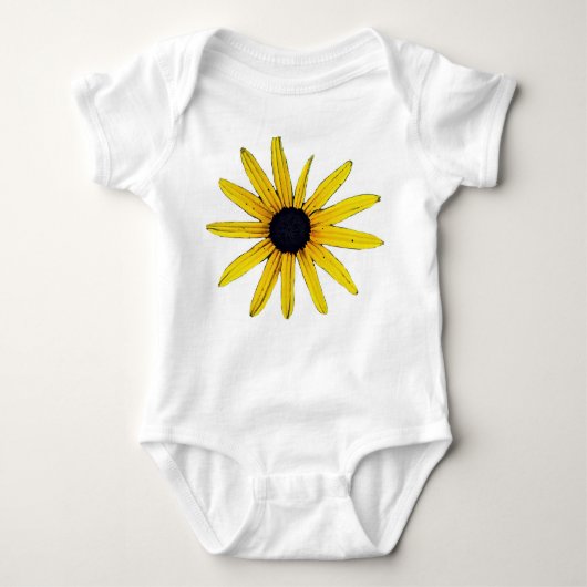 Black Eyed susan Baby Creeper Romper (Voorkant)