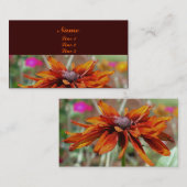 Black Eyed Susan Carte de visite de la photographi (Devant / Derrière)