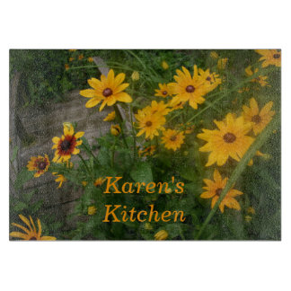 Black Eyed Susan Cutting Board Snijplank