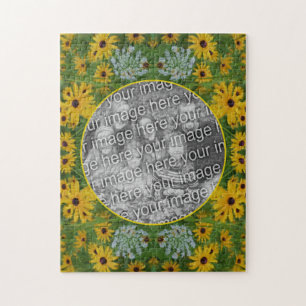 Black Eyed Susan Daisy Painting Uw foto toevoegen Legpuzzel