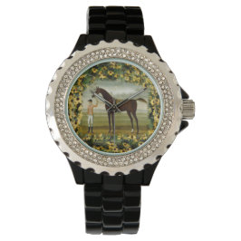 Black Eyed Susan en renpaard jockey horloge