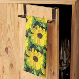 Black Eyed Susan Floral Kitchen Theedoek