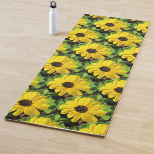 Black Eyed Susan - Floral Yoga Mat (1 sided)