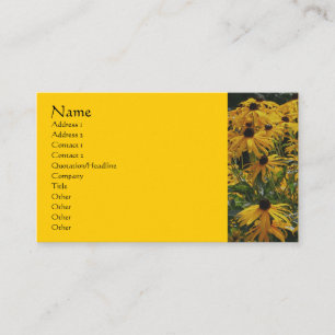 Black Eyed Susan Flower Carte de visite