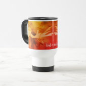 Black Eyed Susan Flower  Personalized Reisbeker (Voorkant links)