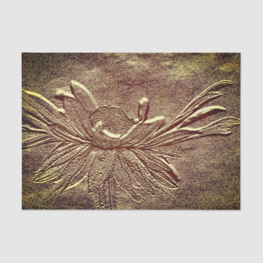 Black Eyed Susan Flower Sculpted Effect Decoupage Tissuepapier (Voorkant)