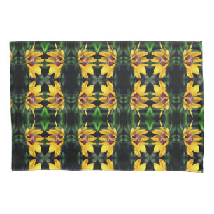Black Eyed Susan Flower Unfolding Pattern Kussensloop
