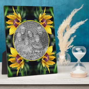 Black Eyed Susan Flower Voeg je eigen foto toe Fotoplaat