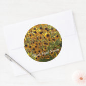 Black Eyed Susan Flowers Photo Votre Stickers Text (Enveloppe)