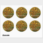 Black Eyed Susan Flowers Photo Votre Stickers Text (Feuille)