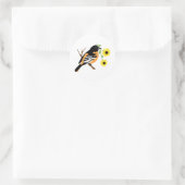 Black Eyed Susan Oriole Ronde Sticker (Tas)