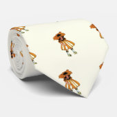 Black-Eyed Susan Stropdas (Opgerold)