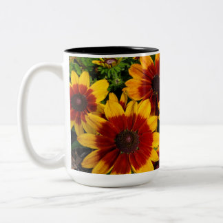 Black eyed Susan Tweekleurige Koffiemok