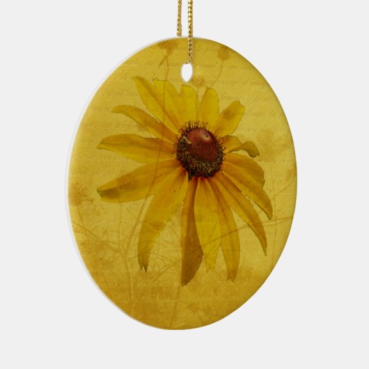 Black-Eyed Susan Wildflower Keramisch Ornament (Rechts)