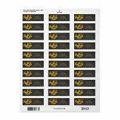 Black Eyed Susan wildflower-label Etiket (Full Sheet)