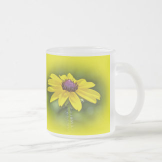 Black-Eyed Susan Wildflower Matglas Koffiemok