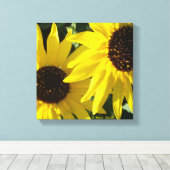 Black Eyed Susans Canvas Afdruk (Insitu (Houten vloer))