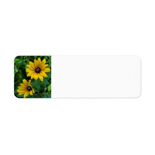 Black-Eyed Susans Etiket (Voorkant)