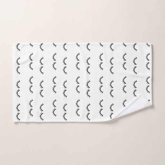 Black Eyelashes (Serviette à main)