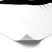 Black Face Cat Poster (Hoek)