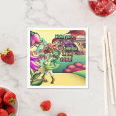 Black Fairy Lovely Birthday Servetten (Insitu)