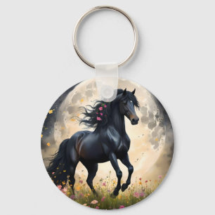 Black Fantasy Horse voor de maan, Sleutelhanger