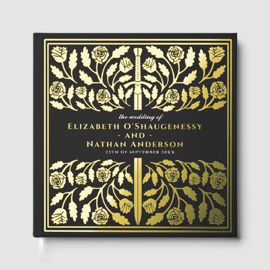 Black Fantasy Royal Medieval Sword Wedding (Recto)