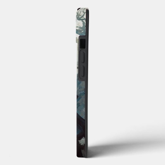 Black Fantasy Sorceress Magic Fantasy Case-Mate iPhone Case (Achterkant / Links)