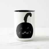 Black fatty cat mug (Centre)