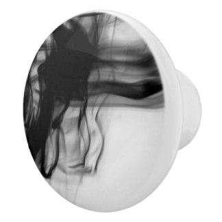 Black Fire II keramische Knob van kunstenaar C.L.  Knop