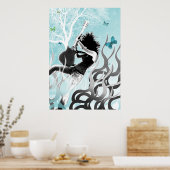 Black Fire Poster (Keuken)