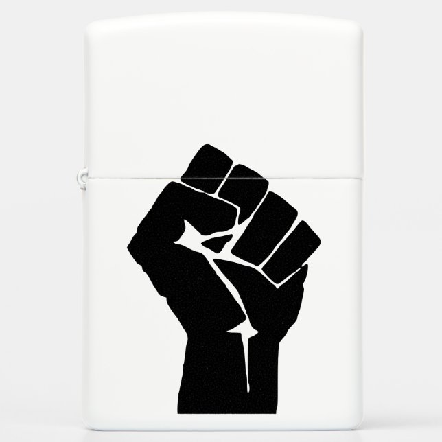 Black Fist Raised — Resistance Protest (Voorkant)