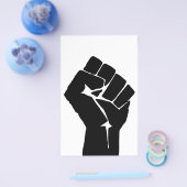 Black Fist Raised — Resistance Protest Flyer (Enkel)