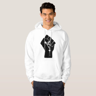 Black Fist Raised — Resistance Protest Hoodie