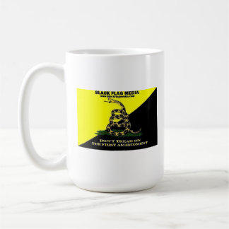 Black Flag Media Coffee Mok