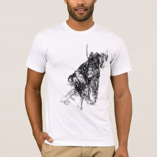 Black Floating Viking-apparatuur T-shirt