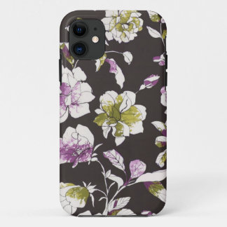 Black Floral iPhone 11 Hoesje