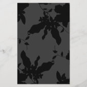 Black Floral Gold Text Makeup Artist Flyer (Achterkant)