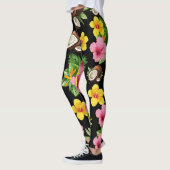 Black Floral Leggings (Links)