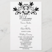 Black Floral Mandala (Voorkant)