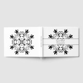 Black Floral Mandala Gastenboek (Volledig)